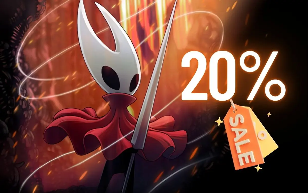 Hollow Knight: Silksong tem 20% de desconto, exceto no Xbox