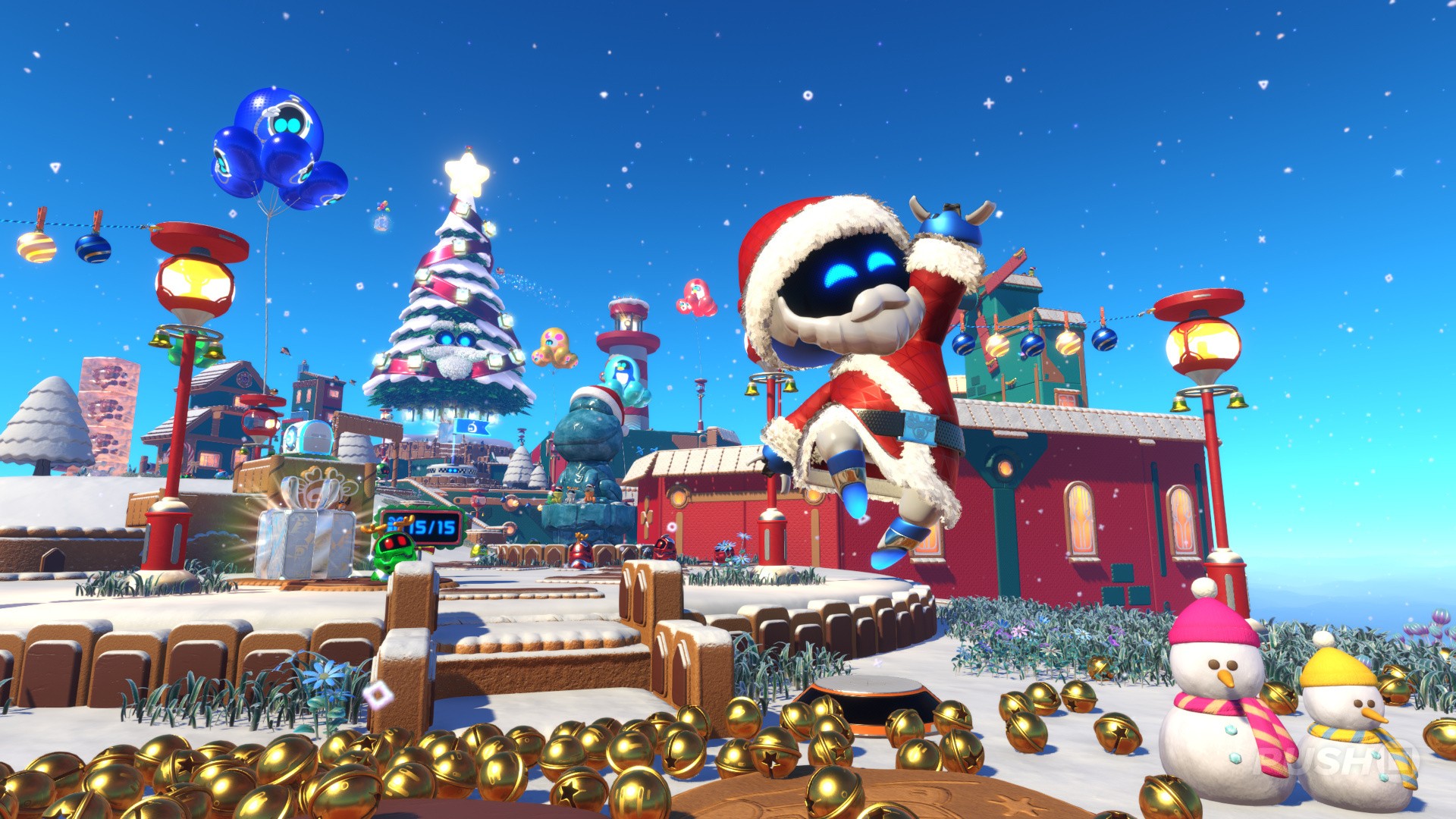 Lembrete: Astro Bot tem o melhor nível natalino no PS5