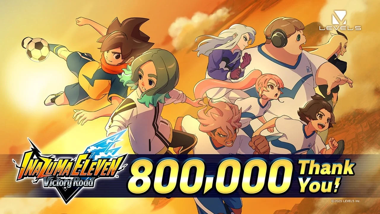 Inazuma Eleven da LEVEL-5 se aproxima da marca de 1 milhão de vendas