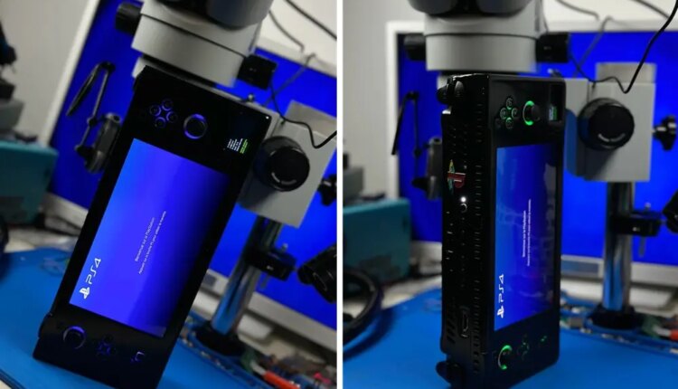 Projeto visto de frente e perfil