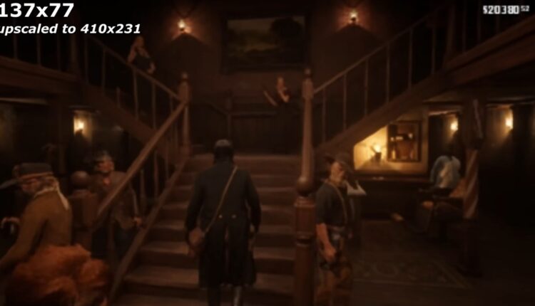 YouTuber roda Red Dead Redemption 2 em 77p para testar limite de upscalers