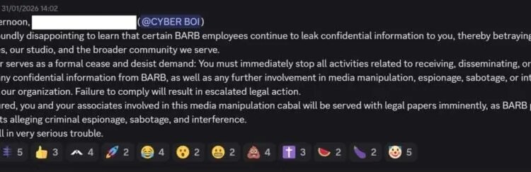 Estúdio de MindsEye ameaça YouTuber após vídeo sobre o caso Epstein