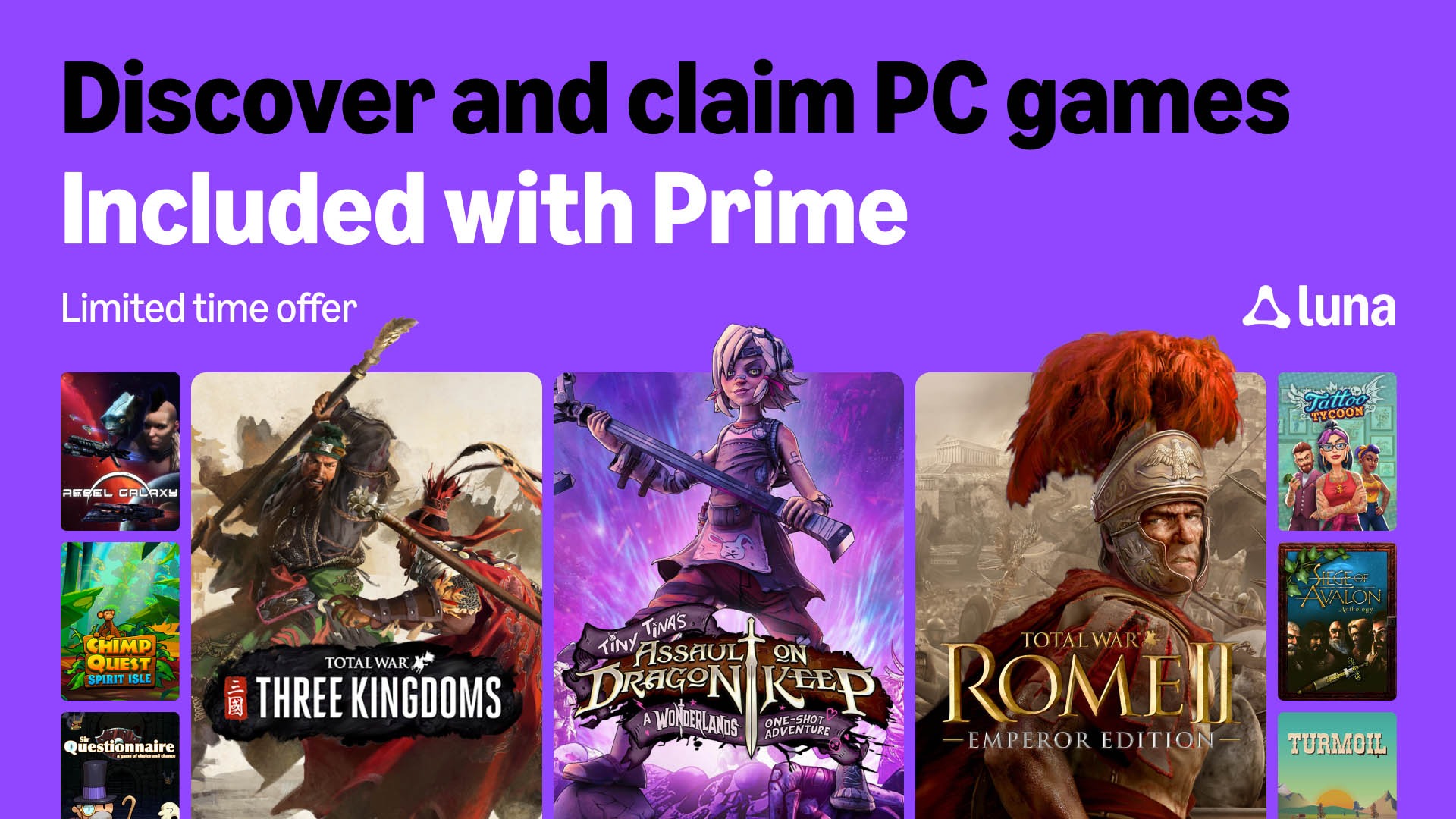 Tem jogos grátis no Prime Gaming; confira a lista